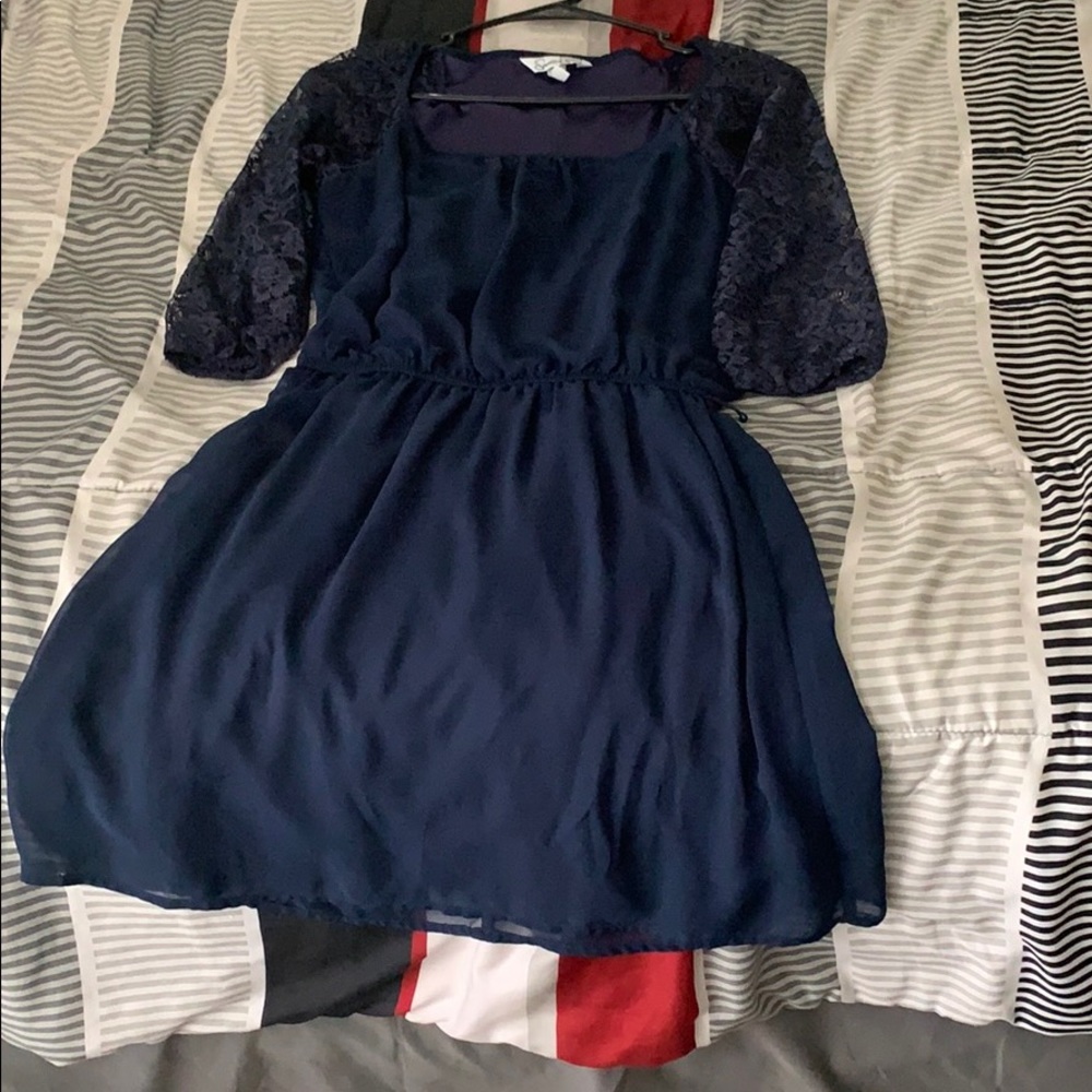 Blue dress